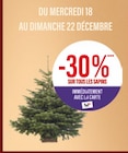 -30% immédiatement avec la carte monoprix sur tous les sapins en promo chez Monoprix Clichy