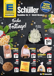 E center Prospekt für Schwabach: "Frohe Festtage!", 2 Seiten, 16.12.2024 - 24.12.2024