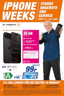 Aktueller expert Prospekt (Cuxhaven, 5 Seiten zum blättern expert Prospekt iPHONE WEEKS mit 5 Seiten