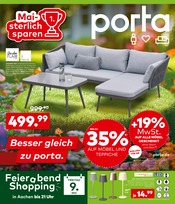 Beleuchtung im porta Möbel Prospekt in Aachen Aktueller porta Möbel Prospekt mit Beleuchtung, "Besser gleich zu porta.", Seite 1