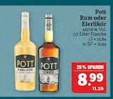 Rum im Angebot bei Marktkauf in Schwabach Rum Angebote von Pott bei Marktkauf Schwabach für 8,99 €