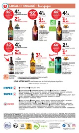 Promos Bière dans le catalogue "Célébrons LES PRODUCTEURS de chez nous" de U Express Bière en promo dans le catalogue U Express à la page 12