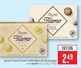 Tiamo Feinstes Trüffel Marc de Champagne Angebote von Sarotti bei Marktkauf Waiblingen für 2,49 €