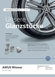 Volkswagen Prospekt für Neukloster, Meckl mit 1 Seite Volkswagen Prospekt für Neukloster, Meckl: Unsere Glanzstücke, 1 Seite, 01.03.2022 - 31.05.2022