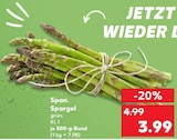 Span. Spargel Angebote bei Kaufland Hoyerswerda für 3,99 €