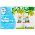 Papier Toilette Confort Compact - CARREFOUR ESSENTIAL à 5,39 € dans le catalogue Carrefour
