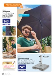 Aktueller ALDI SÜD Prospekt mit Sonnenschirmständer, "ENDLICH WIEDER GARTENZEIT.", Seite 12