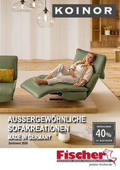 Aktueller Polstermöbel Fischer Prospekt mit Sessel, "Koinor", Seite 1