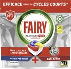 Tablettes lave vaisselle Citron Platinum plus* - FAIRY en promo chez Casino Supermarchés Saint-Brieuc à 5,80 €