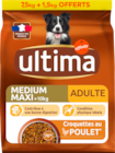 Croquettes Au Poulet Medium Maxi Pour Chien Adulte Ultima à 19,10 € dans le catalogue Auchan Hypermarché