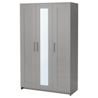 Kleiderschrank 3-türig grau im Angebot bei IKEA in Kerpen Kleiderschrank 3-türig grau Angebote von BRIMNES bei IKEA Kerpen für 149,00 €