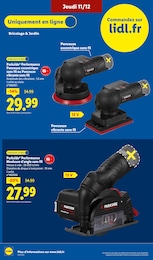 Prix et réduction Ponceuse dans le prospectus Lidl en cours Offre Ponceuse dans le catalogue Lidl du moment à la page 66