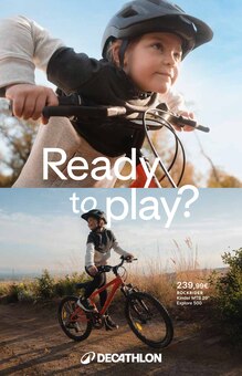 Fahrrad im DECATHLON Prospekt "Ready to play?" mit 16 Seiten (Augsburg)
