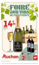 Catalogue Supermarchés Auchan Hypermarché en cours à Sammeron et alentours, "FOIRE AUX VINS DE PRINTEMPS", 36 pages, 17/03/2026 - 29/03/2026