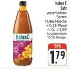 Saft im Angebot bei nah und gut in Würzburg Saft Angebote von hohes C bei nah und gut Würzburg für 1,79 €