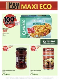 Prix et réduction Couscous dans le prospectus Géant Casino en cours Offre Couscous dans le catalogue Géant Casino du moment à la page 7