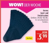Herren Sport- und Freizeitsocken Angebote bei Marktkauf Schwabach für 5,99 €