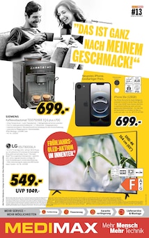 Handy Angebot im aktuellen MEDIMAX Prospekt auf Seite 1