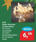 LED-Deko-Sternen-Lichterkette im aktuellen budni Prospekt