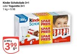 Schokolade Angebote von Kinder bei GLOBUS Castrop-Rauxel für 3,99 €