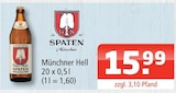 Münchner Hell bei Getränke Oase im Prospekt "" für 15,99 €