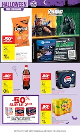 Promos Coca-Cola dans le catalogue "HAHA HALLOWEEN" de Carrefour Market Coca-Cola en promo dans le catalogue Carrefour Market à la page 12