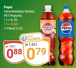 Pepsi im Angebot bei GLOBUS in Weinheim Pepsi Angebote bei GLOBUS Weinheim für 0,79 €