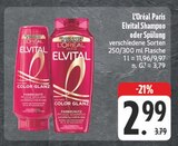 Elvital Shampoo Angebote von L'Oréal Paris bei EDEKA Freiberg für 2,99 €