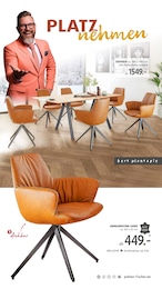 Stuhl im Polstermöbel Fischer Prospekt "PERSONAL-KAUFTAGE" auf Seite 21