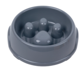 GAMELLE ANTI-GLOUTON GRISE 350 ML - LEEBY dans le catalogue Animalis