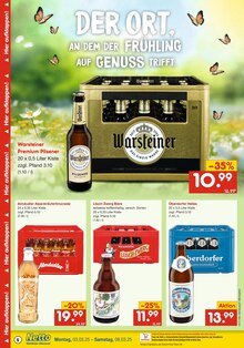 Bier im Netto Marken-Discount Prospekt "DER ORT, AN DEM DU IMMER AUSGEZEICHNETE PREISE FINDEST." mit 6 Seiten (Aschaffenburg)