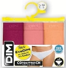 Lot de 3 slips ou boxers femme - DIM - Super U à Besançon Lot de 3 slips ou boxers femme - DIM en promo chez Super U Besançon à 8,05 €