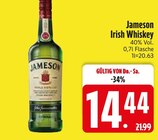 Irish Whiskey im Angebot bei EDEKA in Landshut Irish Whiskey Angebote von Jameson bei EDEKA Landshut für 14,44 €