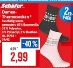 Damen Thermosocken Angebote von Schäfer bei Kaufhaus Stolz Kiel für 2,99 €