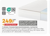 7-ZONEN-TONNENTASCHENFEDERKERN-MATRATZE von OEKO TEX im aktuellen Möbel Kraft Prospekt für 249,00 €