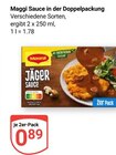 Sauce im Angebot bei GLOBUS in Willich Sauce Angebote von Maggi bei GLOBUS Willich für 0,89 €