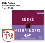 Pralinen Angebote von Milka bei GLOBUS Plauen für 1,99 €