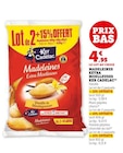 Super U Le Havre - Promo Madeleines Extra Moelleuses Promo Madeleines Extra Moelleuses à 4,95 € dans le catalogue Super U à Le Havre