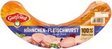 Hähnchen-Fleischwurst oder Geflügel-Fleischwurst im Angebot bei REWE in Neustadt Hähnchen-Fleischwurst oder Geflügel-Fleischwurst Angebote von Gutfried bei REWE Neustadt für 2,49 €