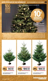Prix et réduction Sapin Nordmann dans le prospectus Intermarché en cours Offre Sapin Nordmann dans le catalogue Intermarché du moment à la page 5