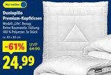 Aktuelles Premium-Kopfkissen Angebot bei Lidl in Jena ab 24,99 €