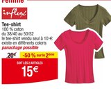 Tee-shirt - INFLUX dans le catalogue Cora