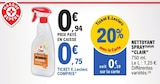 Promo Nettoyant spray à 0,75 € dans le catalogue E.Leclerc à Gonfreville-L'Orcher