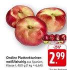 Ondine Plattnektarinen weißfleischig im aktuellen Prospekt bei E center in Monzingen