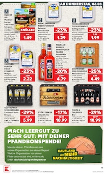 Bier im Kaufland Prospekt "Hier bin ich richtig" mit 58 Seiten (Rostock)