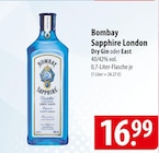 Bombay Sapphire London Dry Gin oder East im Angebot bei famila Nordost in Langenhagen Bombay Sapphire London Dry Gin oder East Angebote bei famila Nordost Langenhagen für 16,99 €
