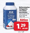 Schlagsahne im Angebot bei Markant Nordwest in Lippstadt Schlagsahne Angebote von Weihenstephan bei Markant Nordwest Lippstadt für 1,29 €
