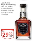 Aktuelles Single Barrel Whiskey Angebot bei GLOBUS in Erlangen ab 29,99 €