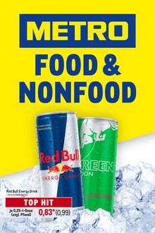 Red Bull im Metro Prospekt "Food & Nonfood" mit 39 Seiten (Wiesbaden)
