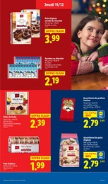 Prix et réduction Chocolat Praliné dans le prospectus Lidl en cours Offre Chocolat Praliné dans le catalogue Lidl du moment à la page 39